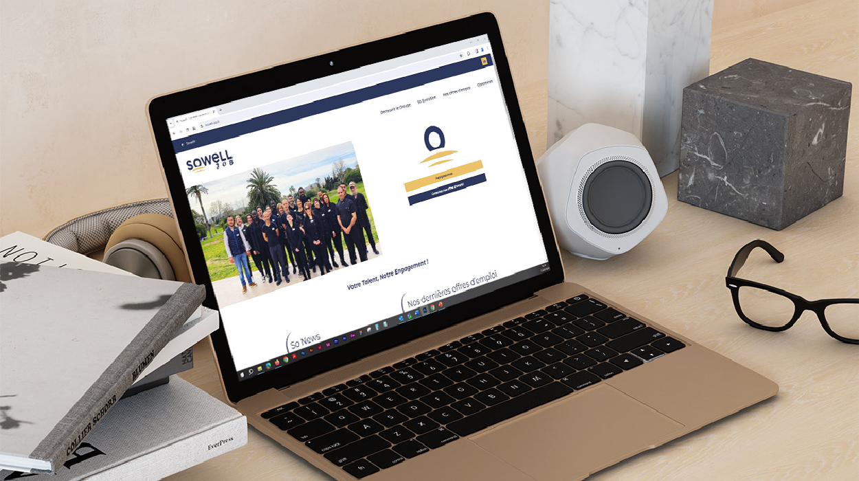Réalisation d'un site vitrine pour le Groupe SowellSite web vitrine Sowell Job